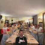 Private cooking in Florence for families and groups making fresh pasta together