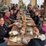 pouring red wine during Chianti horseback wine tour from Florence