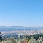 Panoramic view of Florence with the Duomo visible from the Fiesole hills, seen on the e-bike tour from Florence